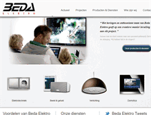 Tablet Screenshot of beda-elektro.nl